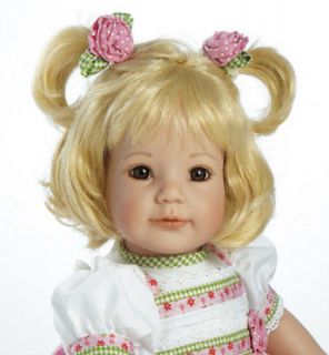 POLKA DOT ROSE Adora Vinyl Baby Girl Toddler Doll Blonde Hair Brown 