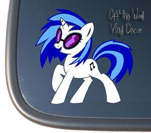 My Little Pony Friendship is Magic VINYL SCRATCH Vinyl Decal Sticker