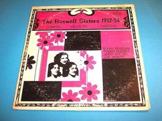 THE BOSWELL SISTERS 1932 34 1972 BIOGRAPH BLP C3 CONNEE HELVETIA 