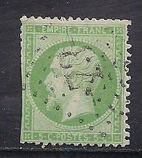 France Stamps  Scott # 23/A3 5c Canc/​LH 1862