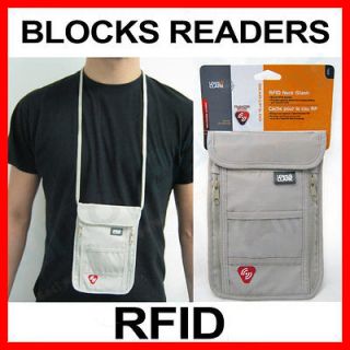 RFID Neck Stash Pouch Travel Holder Passport Id Wallet Bag Case By 