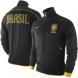 Brazil Soccer N98 Track Jacket Top Authentic Nike 2012 ADULT NWT