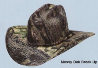 Kids CAMO COWBOY HAT  Mossy Oak Camoflage Hunt​ing OSFA