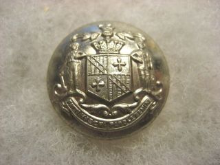 Vintage Uniform Button MARYLAND STATE SEAL Military