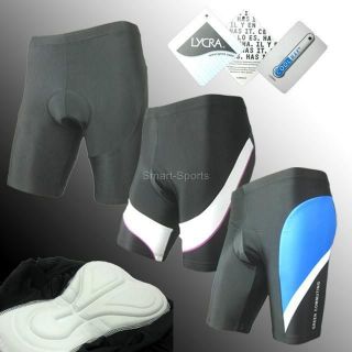   Coolmax 3D Padded Cycling Bike Shorts  3 Colours  Sizes S 3XL