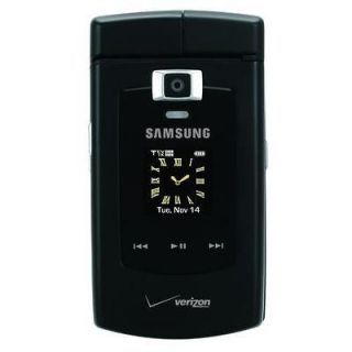 Verizon Samsung Alias U740 No Contract Camera QWERTY 3G Used Black 