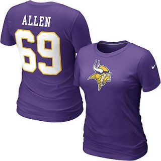 Minnesota Vikings Jared Allen Womens Name & Number T Shirt