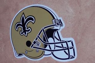   Orleans Saints FATHEAD Team Helmet NFL 13x12 Wall Graphic Decal RARE