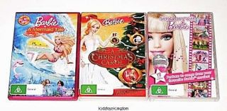   DVDs R4 A Mermaid Tale, A Christmas Carol + Sing Along Karaoke VGC