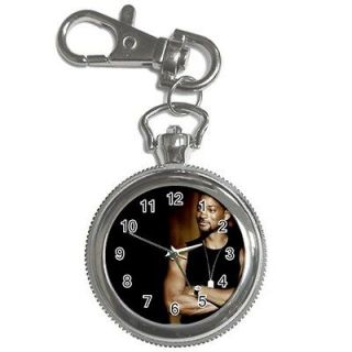 Will Smith W2 Key Chain Watch Keychain Silver Pocket Gift New