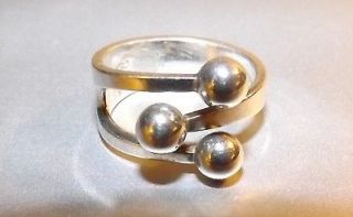   ball Sterling Silver Ring by Anna Greta Eker Norway Plus Design