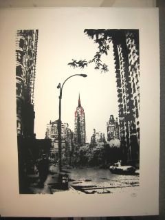 Signed Ltd Ed Print. Nick Walker TMA New York NY The Morning After AP 