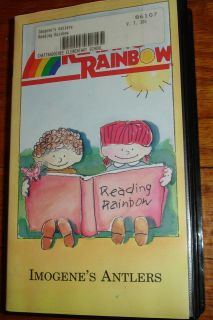 Used Reading Rainbow Episode VHS Imogenes Antlers