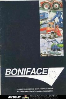 1987 Boniface DAF Heavy Duty Wrecker Truck Brochure England