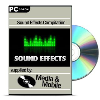 Over 2500 QUALITY SOUND EFFECTS COLLECTION CD  WAV