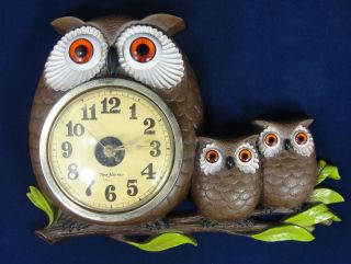owl clock, Clocks