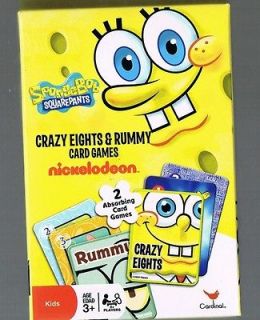 SpongeBob SquarePants   Rummy & Crazy 8s Card Games   New
