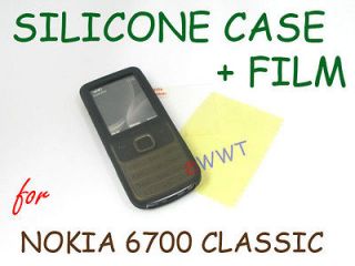   Soft Cover Case + LCD Film for Nokia 6700 Classic 6700C OQSC586