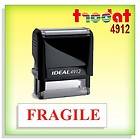 Custom Office Stock Self Inking Rubber Stamp RED TRODAT 4912 / Ideal 