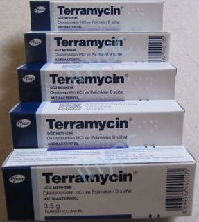 100 Pack Terramycin Antibiotic Pet Eye Ointment Cat Dog Horse 3.5 Gr