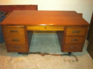 oak desk in Furniture
