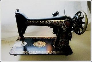 Antique Redeye Singer Sewing Machine Early 1900s Treadle