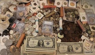 Estate Coin Collection 1 Pound Old USA W Silver Coins BIGGEST Variety 