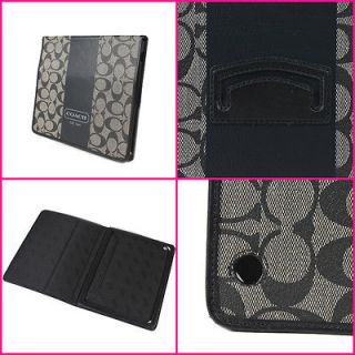 COACH F77261 iPad 2,3 Case with back camera hole Black/Silver 