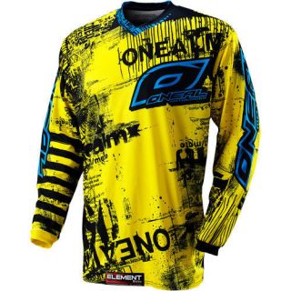 2012 ONeal Element Toxic Yellow   Youth   Riding Gear Dirtbike Off 