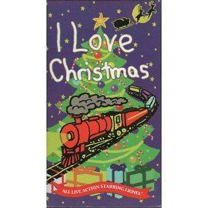VHS I LOVE CHRISTMAS, VINTAGE TOYS & TRAINS ALL REAL SPECTACULAR