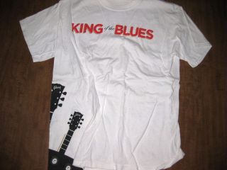 GIBSON GUITARS medium T shirt KING OF THE BLUES Nashville Orville