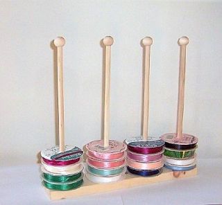 Newly listed Scrapbook Ribbons Storage Rack Organizer Holds 70 Spools
