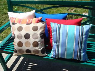 New Outdoor Patio Decorative Sunbrella Throw Toss Pillow 17X17