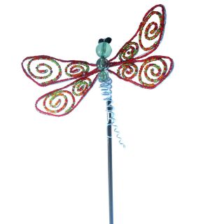 dragonfly garden stake