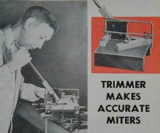 Miter Trimmer How To build PLANS Gr8 for Picture Frames