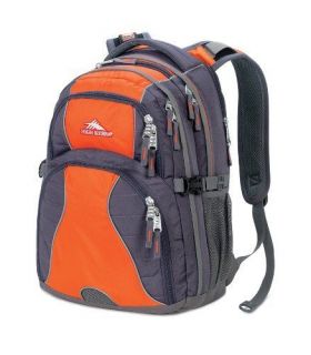   Student Camping Day Pack High Sierra Swerve Luggage Backpack Red/Gray