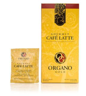 Boxes Sealed Cafe Latte Gourmet Coffee Organo Gold 100% Organic 