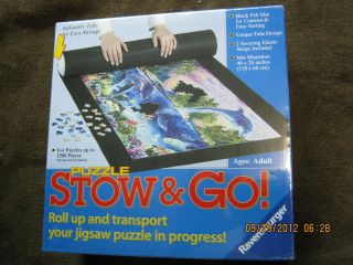 Ravensburger Jigsaw Puzzle Stow & Go up to 1500 Pcs. MIB Storage New