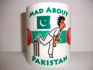 Pakistan Cricket Mug Cup Sports Memorabilia Christmas xmas gift santa