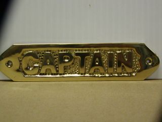 BRAND NEW BRASS NAUTICAL WALL MOUNTABLE BOAT SIGN WITH THE SAYING 