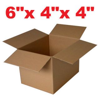 100 6x4x4 Cardboard Packing Mailing Moving Shipping Boxes Corrugated 