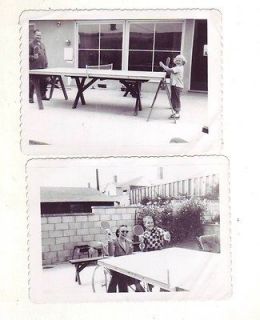 Vintage Ping Pong Paddle Tennis Photos/Children 1953/Table Paddles 