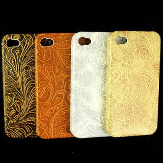4pcs New Great Back Cover Case Skin Housing for Iphone 4 4S, QT1