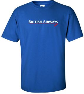 British Airways Vintage Logo British Airline T Shirt