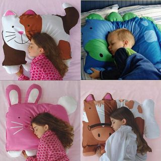 Kids Funny Soft Cuddly Cartoon Animal Pillowcase Pillowslip Cushion 