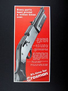 Crosman Model 760 BB Pellet Airgun Air Rifle 1972 Ad print 