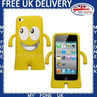 Happy Face series Soft Silicone Skin Case Cover With Legs & Hands 