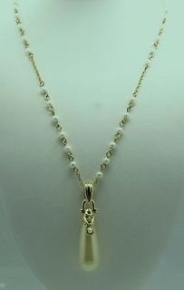 nolan miller pearl necklace in Necklaces & Pendants
