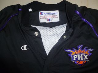 Vintage Phoenix Suns Basketball Jacket Sewn Authentic Mens Champion 