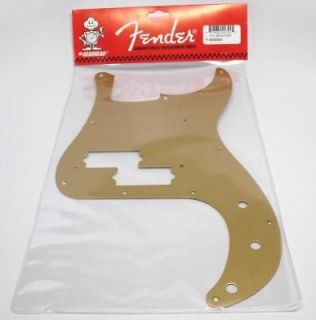 New FENDER 57 Precision Bass Pickguard GOLD ANODIZED